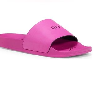 Off-White Pink Slide Sandal size 8